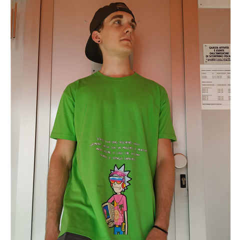 RICK & MORTY 80's - T-Shirt VAPORWAVE 2